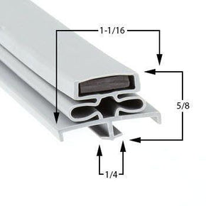 Cold Tech 22 1/2 x 26 1/4 Door Gasket - Size 22-1/2 x 26-1/4