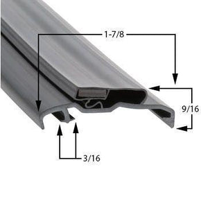 Ardco ETEC Door Gasket Part - Size 29-15/16 x 72 Compatible with
