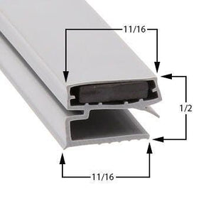 Carter-Hoffman 17020-2048 Door Gasket - Size 23 x 59