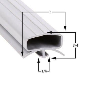 Beverage-Air SMF34 Door Gasket Part - Size 15-1/4 x na Compatible with Beverage-Air 712-025D-01