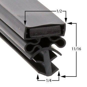 74-1410, 341-42090-01 TRAULSEN Magnetic Door Gasket 23 1⁄16" x 29 1⁄16" Compatible with TRAULSEN  341-42090-01