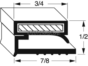 72-270, 418-130-105-300 , STANLEY KNIGHT, GASKET, 22-1/8 X 22-1/8